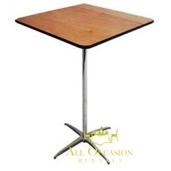 Cocktail table short boy 30" Heights X 36" Wide square