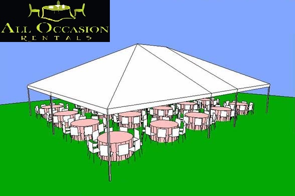 40' x 50' Frame Style Tent
