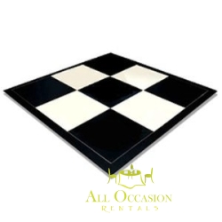 27'x28' Black, White or Checkered