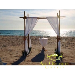 Bamboo Canopy for your beach or outdoor wedding
