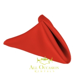 Polyester Napkins Red
