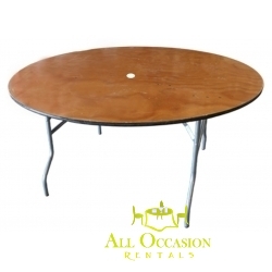 TABLE 60 inch Round with Umbrella Hole