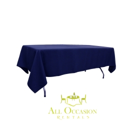 10 ft banquet table linen Navy Blue