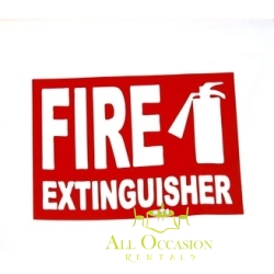 Fire Extinguisher Sign