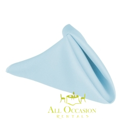 Polyester Napkins Baby Blue