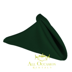 Polyester Napkins Hunter Green