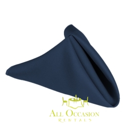 Polyester Napkins Navy Blue