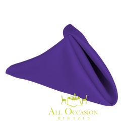 Polyester Napkins Purple