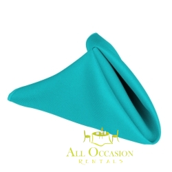 Polyester Napkins Turquoise