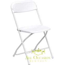 Plastic Folding Chairs White